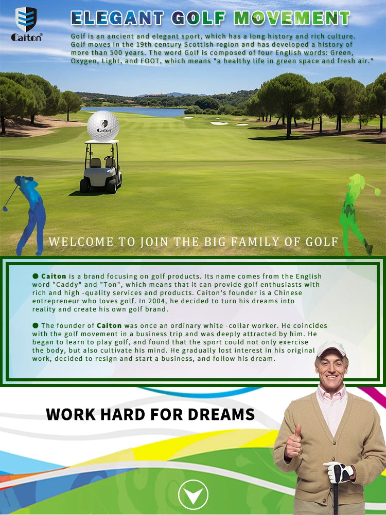 Caiton Golf Putting Mat 10FT with Auto Ball Return – Indoor & Outdoor Use, Perfect Golf Gift for Home, Office, and Backyard.