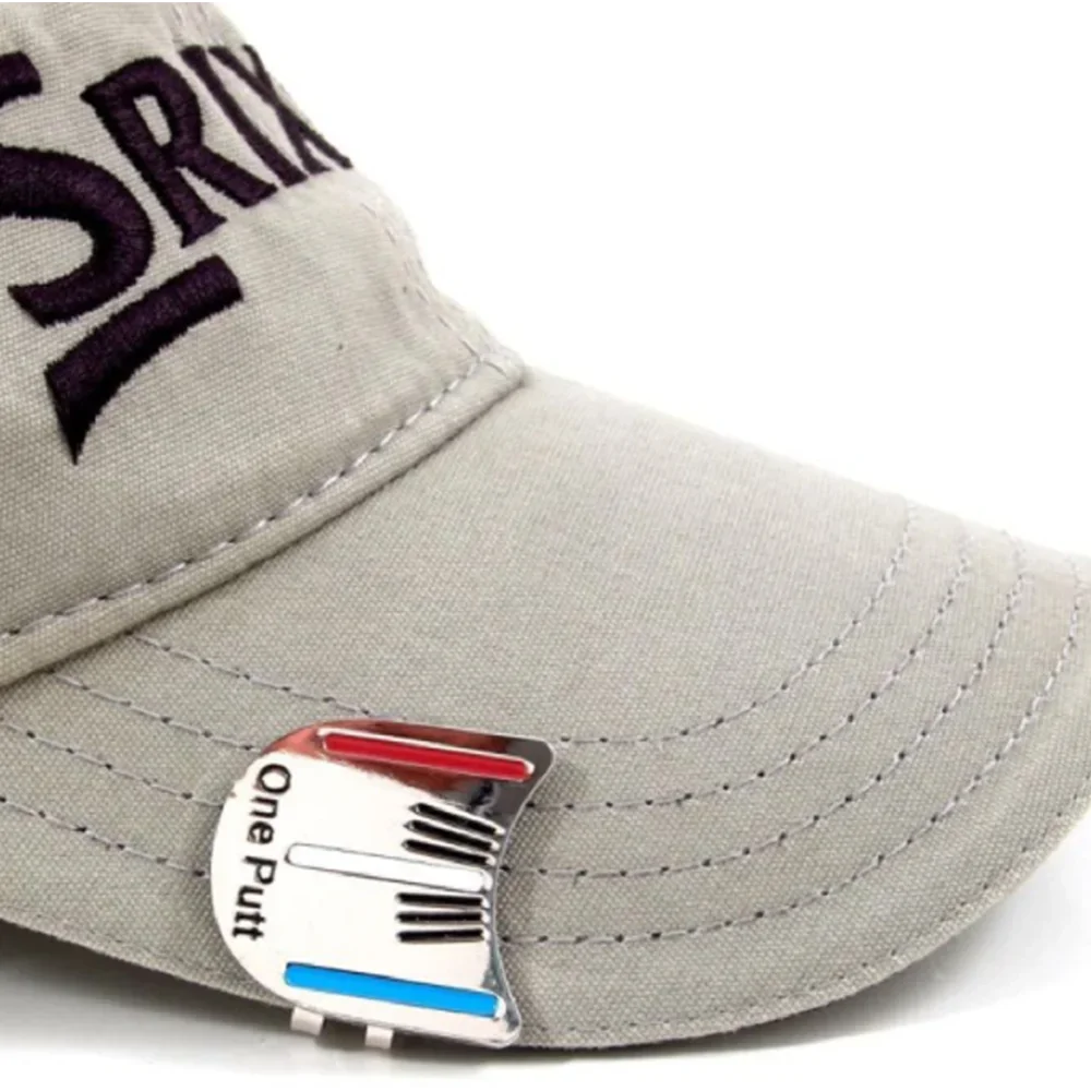 Practical Ball Position Mark Cap Clip Golf Putting Alignment Aiming Tool Golf Hat Clip Golf Ball Marker