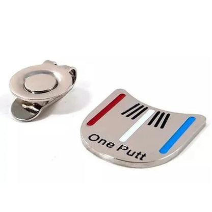 Practical Ball Position Mark Cap Clip Golf Putting Alignment Aiming Tool Golf Hat Clip Golf Ball Marker