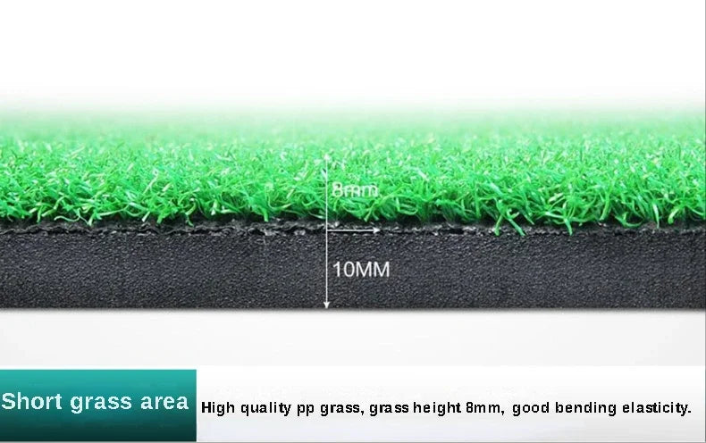 PGM Golf Hitting Mat Indoor Outdoor Mini Practice Durable PP Grass Pad Backyard Exercise Golf Training Aids With TEE DJD003