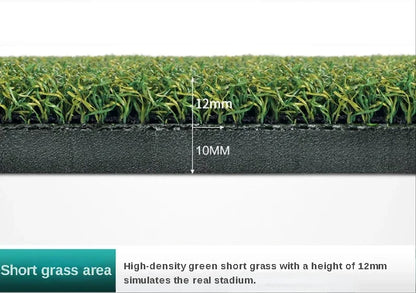 PGM Golf Hitting Mat Indoor Outdoor Mini Practice Durable PP Grass Pad Backyard Exercise Golf Training Aids With TEE DJD003