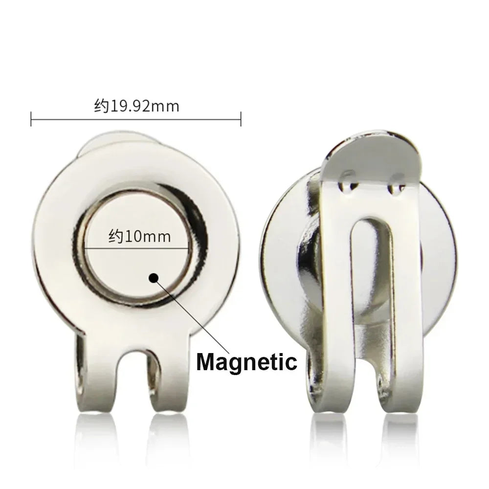 Practical Ball Position Mark Cap Clip Golf Putting Alignment Aiming Tool Golf Hat Clip Golf Ball Marker