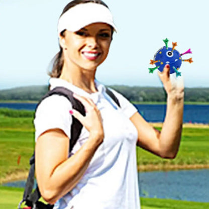 Golf Tee Hanger Portable Golf Tee Storage Stand Golf Gift Accessories Novelty Keychain Accessory Golf Ball Tee Holder For