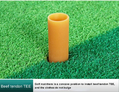 PGM Golf Hitting Mat Indoor Outdoor Mini Practice Durable PP Grass Pad Backyard Exercise Golf Training Aids With TEE DJD003